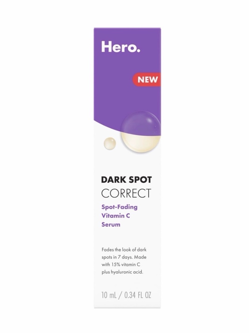Hero Cosmetics Dark Spot Correct - Vitamin C Serum - New